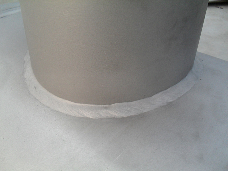 Weld quality of nozzle angle